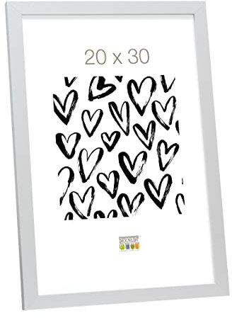 Deknudt Frames S44CD1 Basic Cadre Photo Bois/MDF Argenté 20 x 30 cm