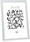 Deknudt Frames S44CD1 Basic Cadre Photo Bois/MDF Argenté 20 x 30 cm