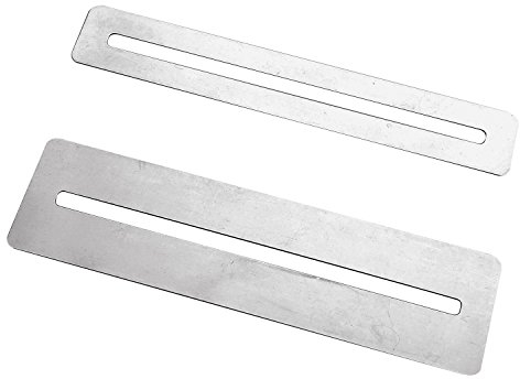 Futheda 2 Stück Edelstahl Griffbrett Displayschutzfolie Griffbrett Guards für Gitarre Bass Gitarrenbauer Werkzeug