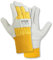 (12 Paar) teXXor Handschuhe Winterhandschuhe Himalaya II 12 x Leder Natur/Drell gelb M/8