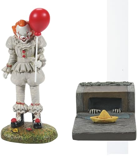 Department 56 Snow Village Halloween IT & The S.S. Georgie Figur 2er Set