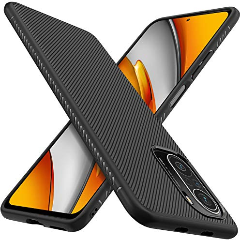 C'iBetter Hülle Kompatibel mit Xiaomi Poco F3, Ultra Thin Schutzhülle Shock Absorption Handyhülle. Schwarz