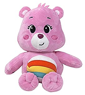 Whitehouse Glücksbärchis Care Bears Plüsch 6 versch. Figuren, 28 cm ORIGINAL Kuscheltier - Unlock The Magic - super weicher Plüschbär, Teddybär Stofftier Glücksbärchen für Kinder (Hurra Bärchi)