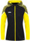 JAKO Damen Kapuzenjacke Performance, Schwarz/Soft Yellow, 36