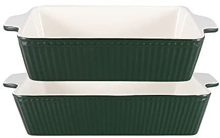 GreenGate OVEDISR2AALI3004 Alice Auflaufformen pinewood green Set2 (1 Set)