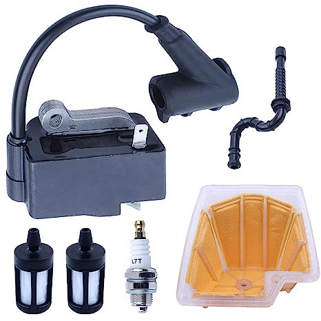 Gubeter Kit Linea Filtro Aria Bobina accensione, per Parti Motosega per Stihl Ms270 Ms280, 11331201604, 11334001350, 1129 358 7702
