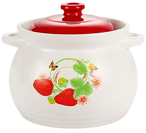 Olla de Terracota Cazuela de Terracota Cazuela de cerámica - Preservación del Calor de Alta eficiencia y Ahorro de energía