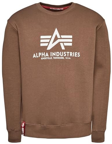 Alpha Industries Basic Sweater Sweatshirt für Herren Taupe