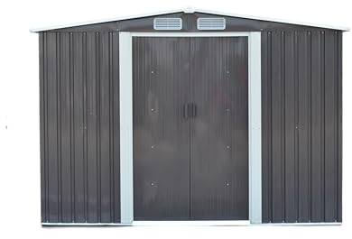 Abri de jardin en tôle d'acier 205 x 257 x 192 cm