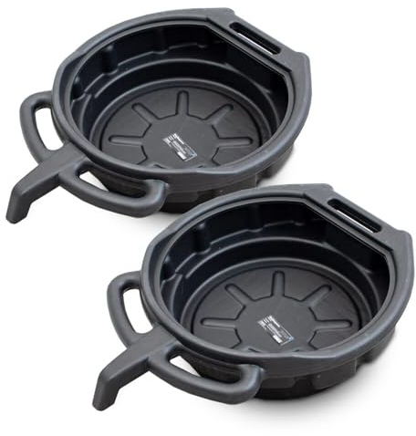 2X Bituxx Universal-Auffangwanne Ölauffangwanne Mehrzweckwanne Ölauffangbehälter Ölwanne Öl Wechsel laugen- und säurefest 10 Liter