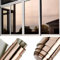 QOQIDUN One Way Window Film Heat Reflective Privacy Self Adhesive for Glass Windows, Anti Glare UV Sun Blocker Mirror Window Tint Film for Home and Office (Brown-Silver, 90x400cm)
