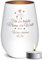PR Print Royal Weißes Windlicht mit Gravur für die liebste Mama der Welt - Dankeschön Geschenk, Muttertagsgeschenk, Personalisiertes Geschenk für Mama | inkl. Teelicht, 450 ml, Innen Bronze