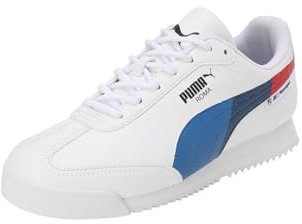 PUMA Unisex BMW MMS Roma Via Sneaker, White-Warm White, 42 EU