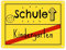 Zur Einschulung Metallschild in 15x20 cm mit Spruch Schule - Kindergarten Schulanfang Überraschung Metallschild in 15x20 cm für Kinderzimmer Tür oder Zaun Ideal für Erstes