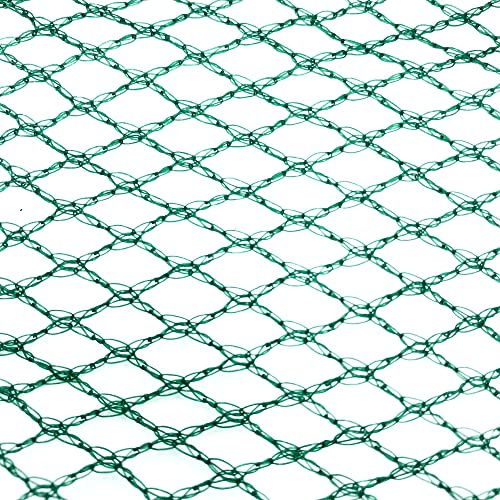 GardenSkill Pond Netting | Garden Fish Pond Net Cover to Prevent Heron Leaves Pets | Heavy Duty Koi Mesh Anti Bird Protection for Outdoor Goldfish | 7mm Diameter Holes, Green (8m x 5m)