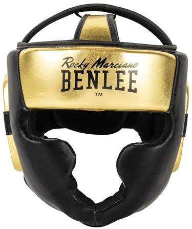 BENLEE Kopfschutz aus Kunstleder BLANCE L/XL, Black/Gold