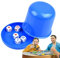 Juego de dados y vasos - Juego de vasos apilables con dados | Juego de juego de dados de corte familiar, taza de coctelera de dados con 5 dados, coctelera de dados para fiesta en
