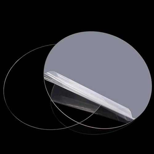 LanMaiXun 2pzs φ150mm×5mm Placa redonda transparente de acrílico, placa redonda