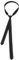 HSLPSM Schwarze Krawatte Damen, Verstellbare Krawatte Schwarz, Formelle Schwarze Krawatten, Jk-Uniform-Krawatte, Schmaler Schal, Ideal für Business, Hochzeiten, Formelle Veranstaltungen
