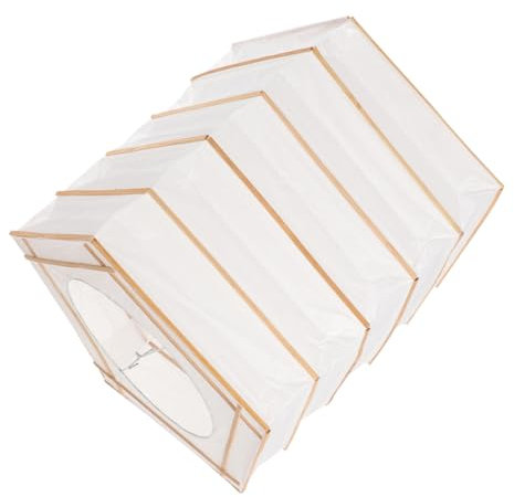 SOLUSTRE Ersatz-lampenschirm Aus Papier Kleiner Lampenschirm in Reiner Farbe Abdeckung Für Deckenleuchten Faltbarer Origami-lampenabdeckungszubehör Für Innenbeleuchtungsabdeckung Pentagramm