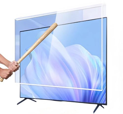 KenLung TV Screen Protector 4K Clear,Screen Protector Panel Acrylic, Anti Blue Light/Anti Scratch/Anti-Glare Screen Filter, Protective TV Display, Relieve Eye Fatigue(65in)