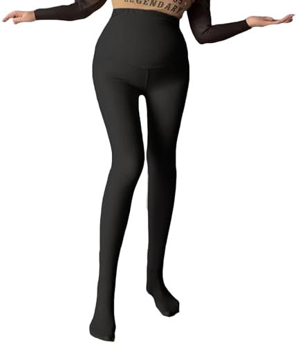 Generisch Bas rouges pour porte-jarretelles Collants de grossesse Collants solides Leggings Collants thermiques Legging pour femmes enceintes Porte-jarretelles Ensemble de lingerie avec bas Rouge, c