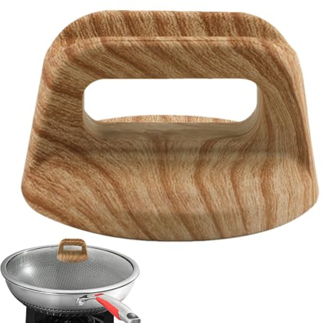 Fyrdyn Repuesto de Asa para Tapa de Olla | Asas De Repuesto Para Tapas De Cacerolas,Pomo Resistente Al Calor Para Repuesto De Tapa De Utensilio De Cocina, Agarre Antiescaldaduras Para Cubierta