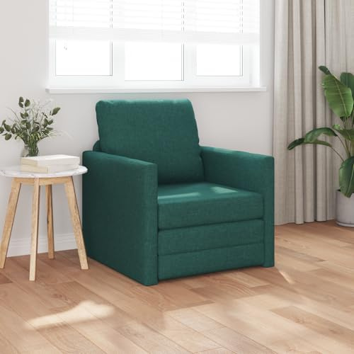 WEMYUFURN Modernes Futonbett Boden Sofa Dunkelgrün Multifunktional Als Stuhl Und Schlafmöbel Mit Abnehmbarem Bezug Platzsparend Für Kleine Wohnungen Gemütlich Und Stilvoll