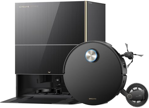 dreame X60 Pro Ultra Complete Robot Aspirapolvere, Aspiraz. 42.000 Pa | Bracci UltraExtend, Sistema AI OmniSight, Supera Ostacoli 10 cm, PowerMaster 11 A, Lavaggio Mocio 100 °C, Anti-Groviglio 100%