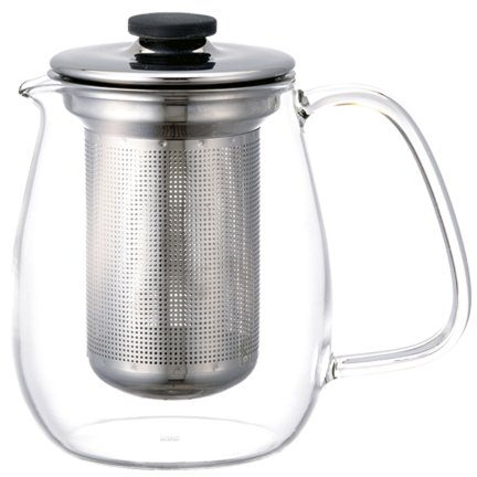 KINTO 8309 UNITEA Teekanne, 680 ml, Edelstahl, spülmaschinenfest, hitzebeständiges Glas
