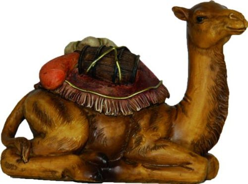 Kamel liegend, geeignet für 10cm Figuren, handbemalen