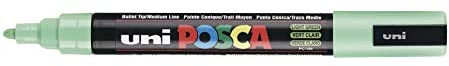 Uni Posca Marker PC-5M Paint Glass Pen Fine Bullet Tip 2.5mm Light Green