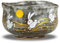 Kutani YAKI Bol japonais pour machine Motif lapins