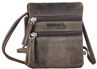 Greenland Nature Stone Umhängetasche Leder 12 cm