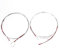 BQLZR plata chino tradicional instrumentos musicales Erhu interior y bolsillo exterior cuerdas chino violín Cuerdas Pack de 2