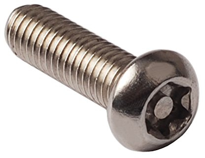 M6 x 25 mm Pin in Head Torx Schrauben, 304 Edelstahl Pin Torx Button Head Sicherheit Schrauben, rechte Hand Threads, metrisches, 20 Teile