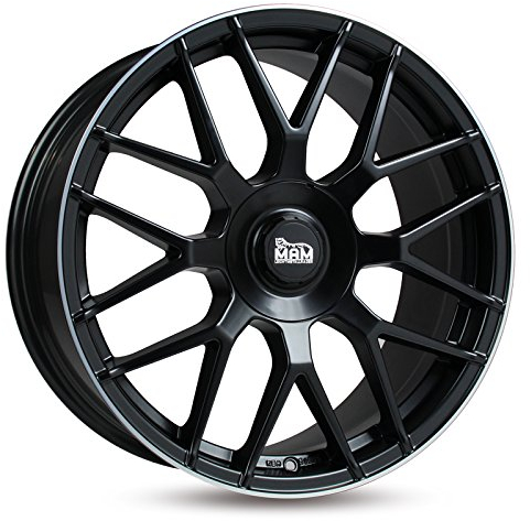 MAM Felgen GT.1 8,5Jx20 5/112 ET45 66,6 MBLP, MAMGT1, MATT BLACK LIP POLISH, 8,5X20