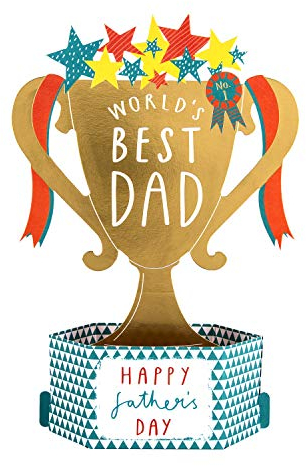 Hallmark Vatertagskarte für Papa – Pop-Up-Trophäen-Design