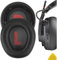Geekria QuickFit Protein Leather Replacement Ear Pads for JBL Quantum 600 Wireless Headphones Earpads, Headset Ear Cushion Repair Parts (Black)