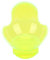 Tennisball Clip,Tennisball Clip Trainingsgeräte ABS Tennisball Taille Clip Halter Sportzubehör(Fluoreszierendes Gelb)