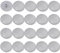 cyclingcolors 20x Abdeckkappen grau schraubenkappen Innensechskant Zylinderschrauben Schutzkappen CHC FHC SW4