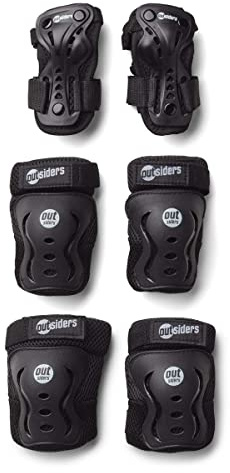 COOLSHOP Outsiders Deluxe Safety Equipment Set - Wrist, Knee, Elbow (S)