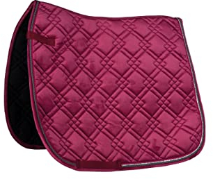 HKM Berry Schabracke 3100 Weinrot Pony Dressur/Pony