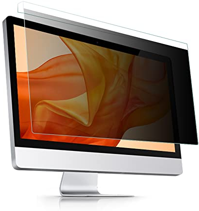 PaceBid 20-22 Zoll Monitor Blickschutzfilter I Privacy Filter für Computer I Desktops Blickschutzfolie, Kompatibel with Universal (20,21, 21.5, 22) 16:9/16:10 - Hängetyp für Monitorrahmen