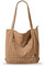 KALIDI Cord Tasche Damen Umhängetasche mit Reißverschluss Wasserdicht Tote Bag mit Taschenfach Groß Shopper Tasche Handtasche Schultertaschen für Arbeit Büro Reisen Einkaufen Schule