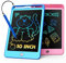 TEKFUN 2 Lot Tablette D'éCriture LCD pour Enfants,10 Pouces Tablette Dessin de Cadeaux RéUtilisables,Jouets éDucatifs pour Enfants Cadeau d'anniversaire pour GarçOns Filles 3 4 5 6 7 8 Ans