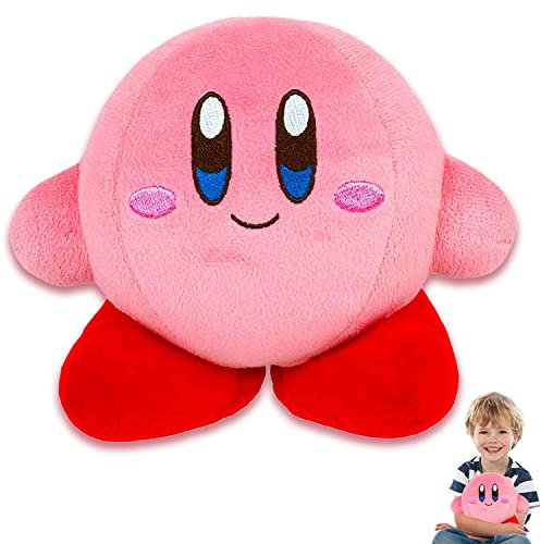 YISKY Kirby Plush Soft Doll, Kirby Figuren Kuscheltier, Kawaii Kirby Kuscheltier, Kirby Cartoon Anime Plush, Kirby Plüschtier, Kinder Cartoon Plüschtier, Geschenke für Kuscheltierliebhaber (Rosa)