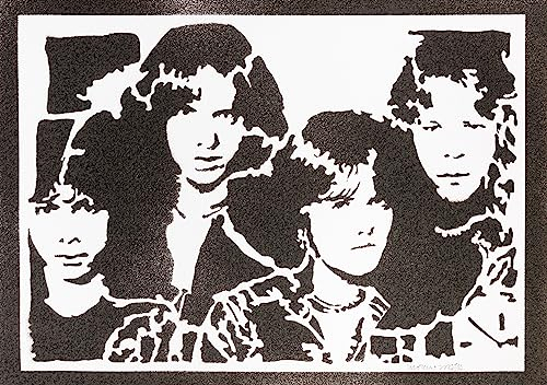 moreno-mata Echtes Handgemachtes Graffiti Metallica Kill Em All Musik Aesthetic Poster & Kunstdrucke Plakat Handmade Deko Wandbild Wanddeko Geschenke für Männer und Frauen