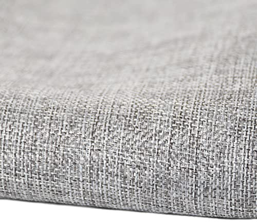 Lautsprecher Stoff Grau/Beige - Antike Retro Sound Transparent Staubdichte Leinen Gitarre Sound Maske Hintergrund Tuch (Color: Light Grey)