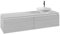 Villeroy & Boch Legato Waschtischunterschrank B597, 1600x380x500mm, Waschtisch rechts, B59700RH, Farbe: Kansas Oak